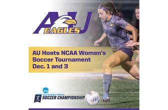 graphic promoting NCAA Women's Soccer Tournament games
