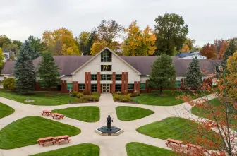 aerial view of Seminary campus