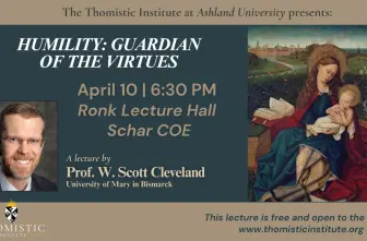 Public Lecture: Humility: Guardian of the Virtues