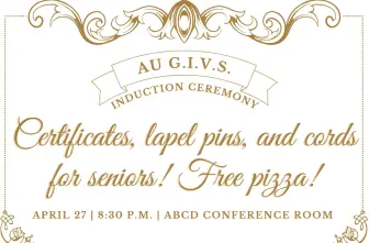AU G.I.V.S. Induction Ceremony