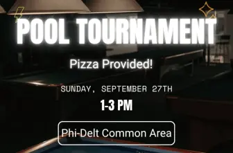 Pool Tournament with Pizza