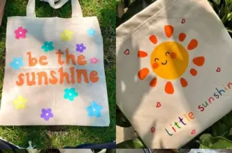 Paint your own tote bag