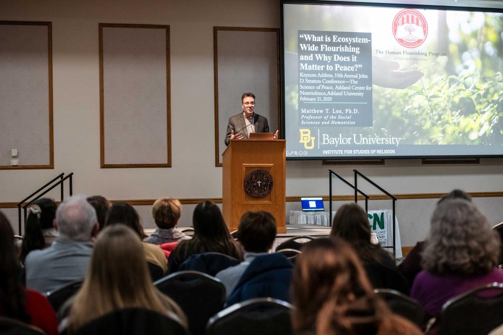 Matthew Lee speaking at 2025 ACN Conference