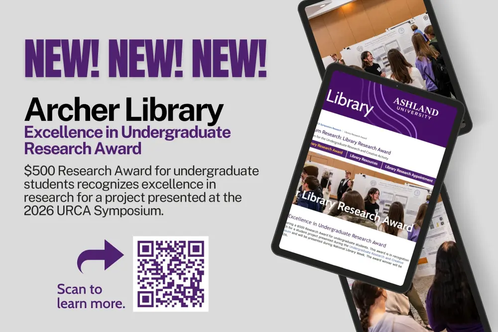 Archer Library Excellence in Undergraduate Research Award