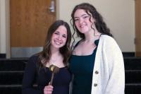 2025-26 President Aubrey Stepanik, VP Emilee Fletcher