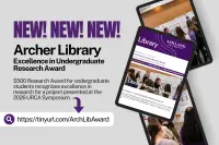 Archer Library Excellence in Undergraduate Research Award
