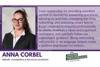 Anna Corbel internship testimonial