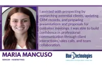 Maria Mancuso internship testimonial