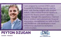 Peyton Dzugan internship testimonial
