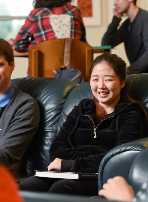 International students socializing with each other