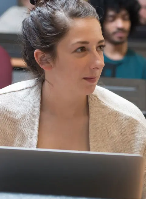 MBA students in classroom