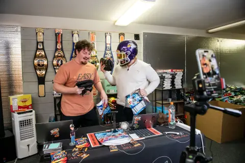 Grayson "Bubba" Hay and Ryan "The Kernal" Kern