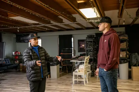 Ellison Morel and Zach Balo