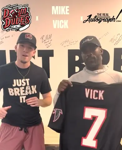 Zach Balo and Michael Vick