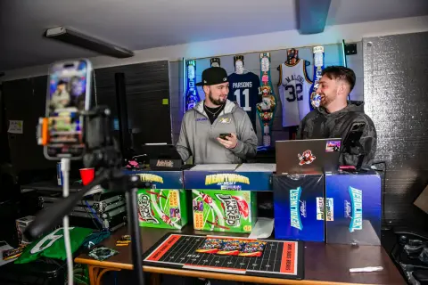 Richie Delaney and Shane Rue