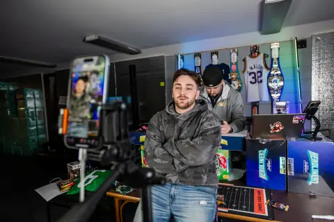 Shane Rue and Richie Delaney