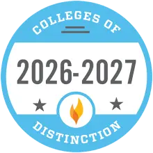 Colleges of Distinction 2026-27 badge
