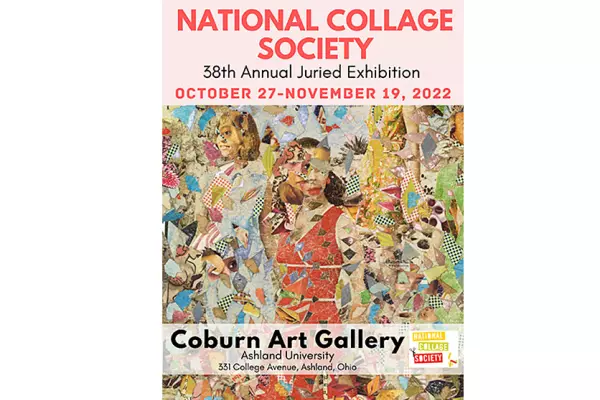 poster of National Collage Society exhibit