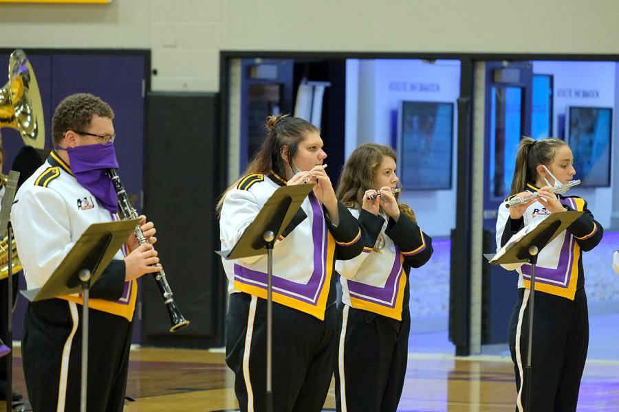 members of Eagle Marching Band
