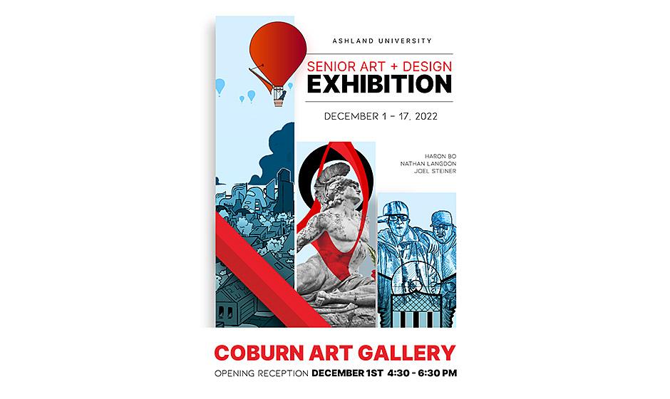 poster of Senior Art + Design Exhibition