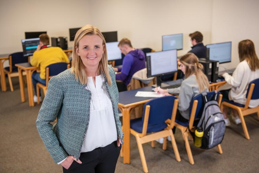 Kristy Tipton is in charge of the new testing center at Ashland University