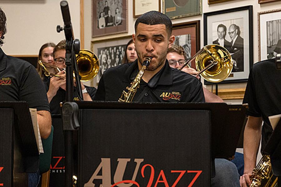 student member of the Ashland University Jazz Orchestra