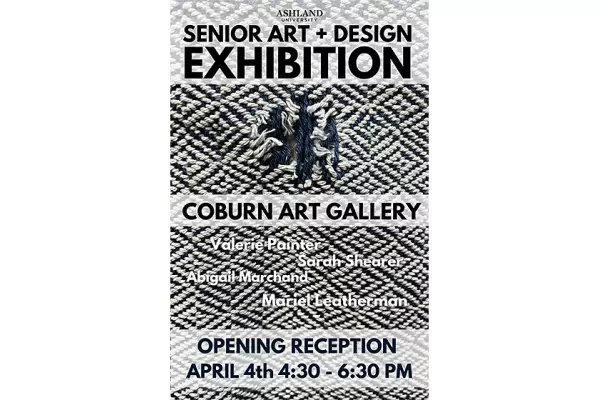 poster of Senior Art + Design Exhibition