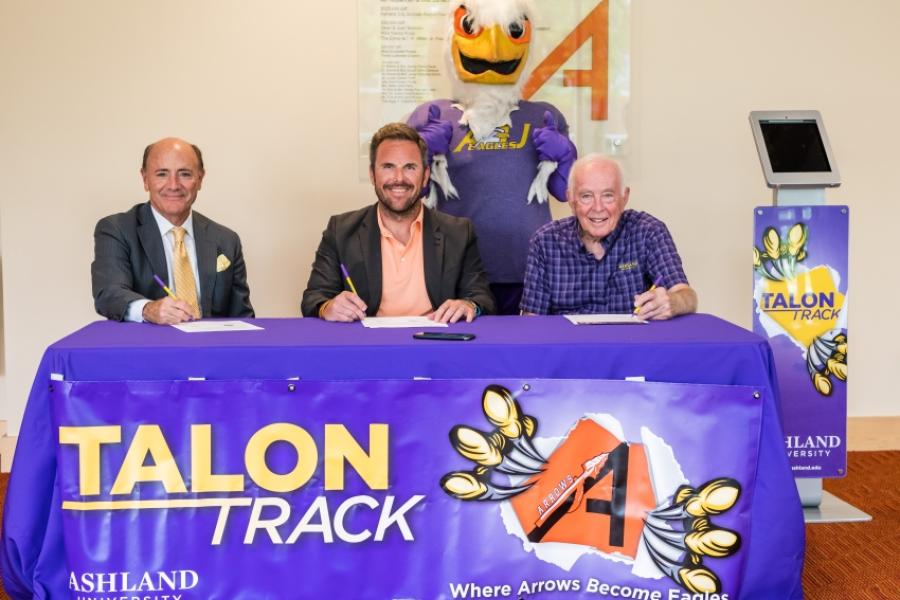 Carlos Campo, Steve Paramore and Bob Archer sign an MOU
