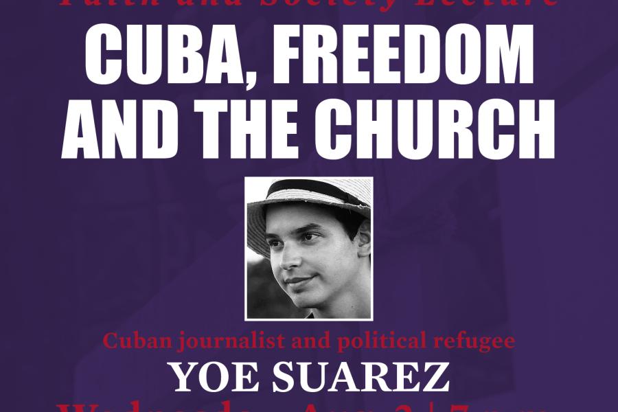 poster of Yoe Suarez lecture