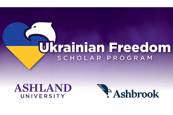 graphic for Ukrainian Freedom Scholar program
