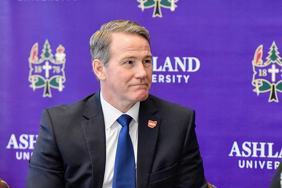 Ohio Lt. Governor Jon Husted at AU roundtable 