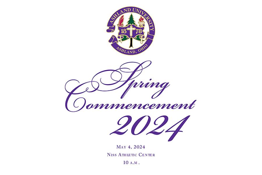 graphic promoting commencement