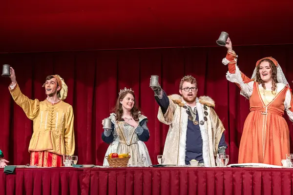 Performers during the 2024 Madrigal Feaste