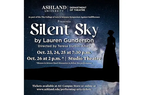 graphic promoting Silent Sky