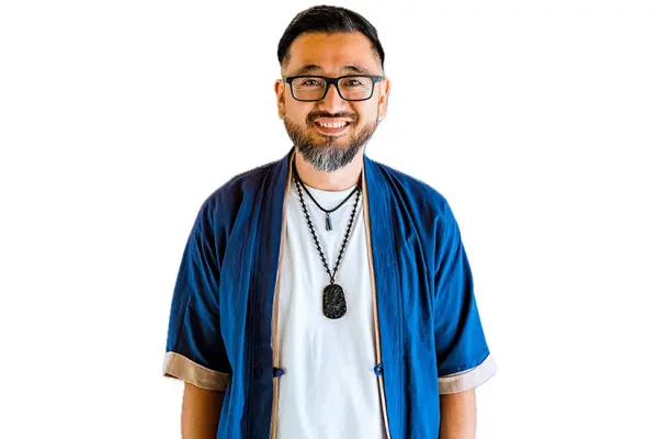 head shot of Kazu Haga