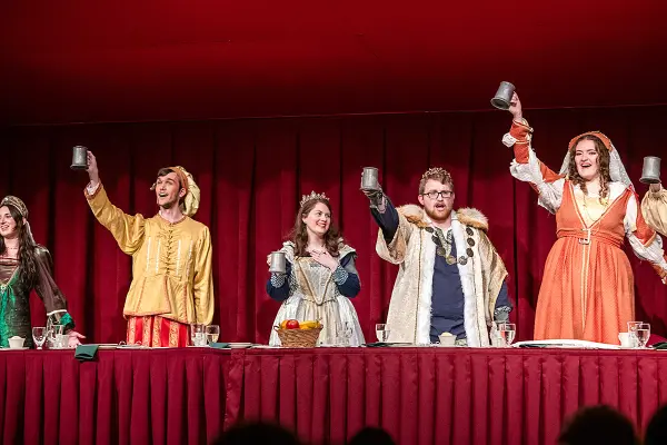 Performers during the 2024 Madrigal Feaste