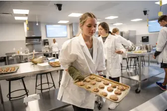 Students in the new Archer Dietetics Foods Lab