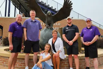 Greg Nickoli, Drew Miller, Ellie Nickoli, Libby Miller Nickoli, AJ Nickoli and Larry Miller 