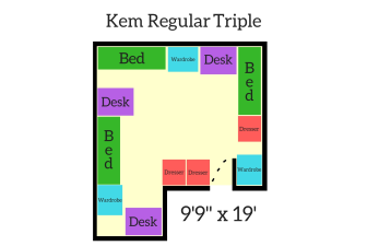 Kem Regular Triple Floor Plan