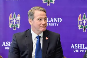 Ohio Lt. Governor Jon Husted at AU roundtable 
