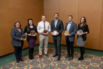 group photo of 2024 Academic Mentor Award winners