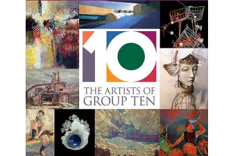 Artists of Group 10 promo for exhibition