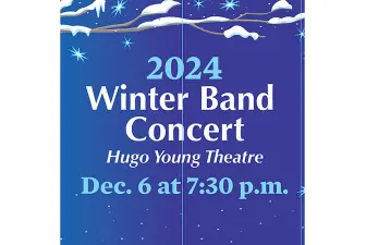 graphic promoting Winter Band Concert