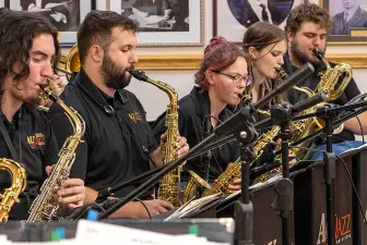 photo of five members of the AUJO from 2023