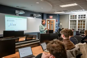 Associate Professor of Finance Dennis Witherspoon, Ph.D., is the current EIG instructor