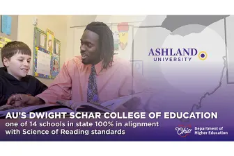 graphic promoting AU's 100% Science of Reading audit