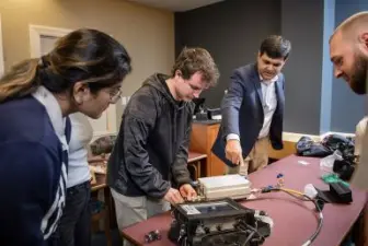 Student in 5G Wireless Training class