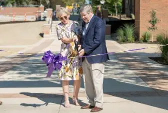 Campus Beautification Ribbon Cutting