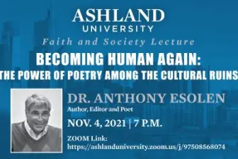 Dr. Anthony Esolen speaks at Faith and Society Lecture