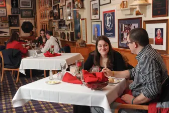 Valentines dinner in Ashland University’s Accent Room